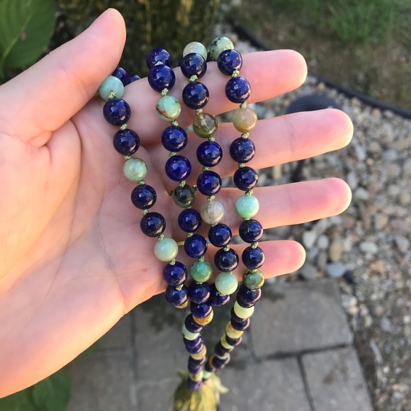 Handmade 108 Bead Wisdom Mala Necklace - Picture 8 of 10